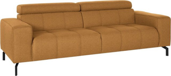 DOMO collection 2,5-Sitzer Cunelli, wahlweise inklusive 6-fach verstellbarer Kopfteilverstellung