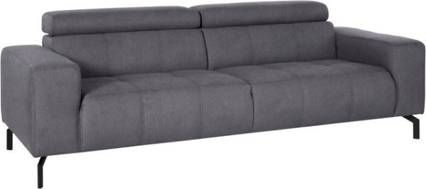 DOMO collection 2,5-Sitzer Cunelli, wahlweise inklusive 6-fach verstellbarer Kopfteilverstellung