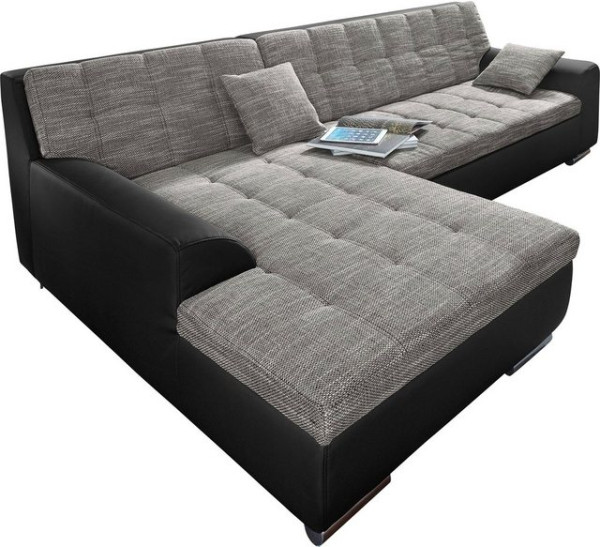 DOMO collection Ecksofa Treviso viele Bezüge, auch in Cord, Schlafsofa, B/T/H: 267/80/83 cm, wahlwei