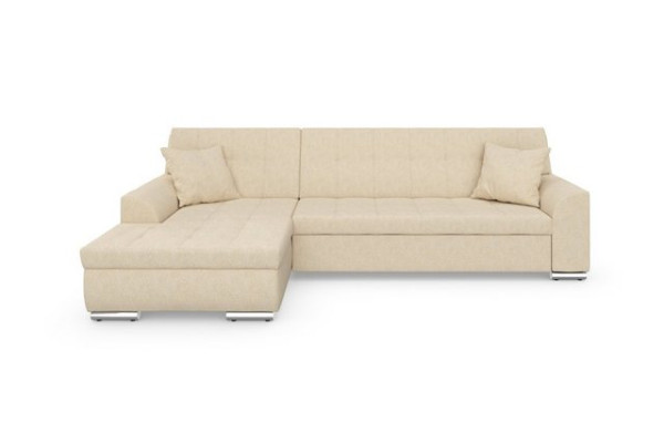 DOMO collection Ecksofa Treviso viele Bezüge, auch in Cord, Schlafsofa, B/T/H: 267/80/83 cm, wahlwei