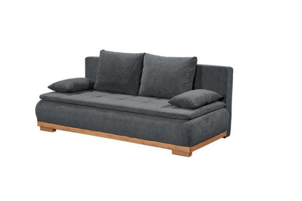 ED EXCITING DESIGN Schlafsofa, Mila Schlafsofa Schlafcouch Polstergarnitur 207x162 cm Anthrazit