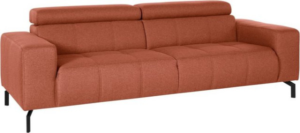 DOMO collection 2,5-Sitzer Cunelli, wahlweise inklusive 6-fach verstellbarer Kopfteilverstellung