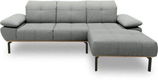 DOMO collection Ecksofa 100010, wahlweise mit Kranz