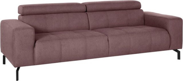 DOMO collection 2,5-Sitzer Cunelli, wahlweise inklusive 6-fach verstellbarer Kopfteilverstellung